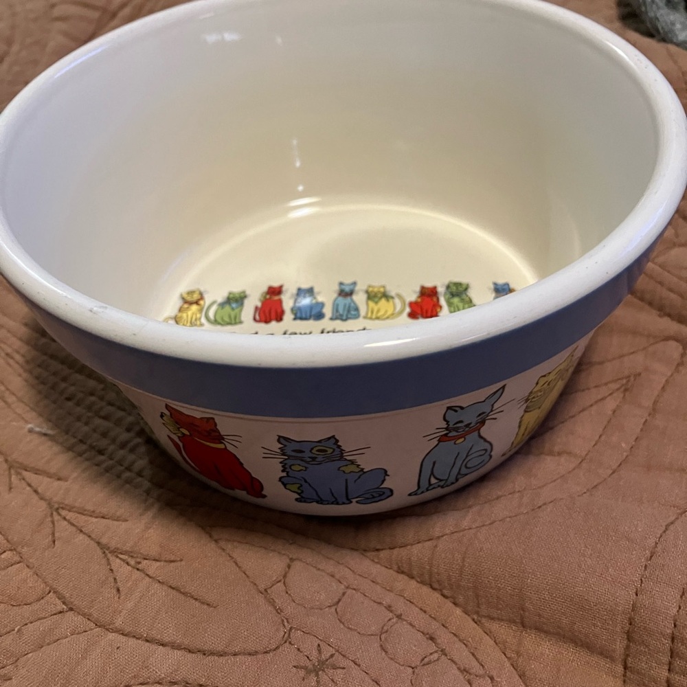 Signature Housewares MY FRIENDS Ceramic Pet Bowl
